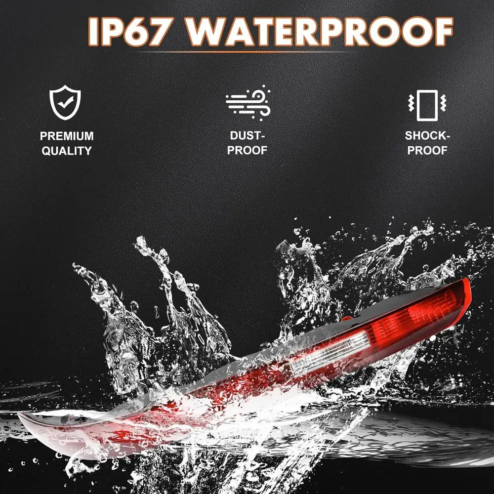 عاكس المصد الخلفي لجانب الركاب الأيمن Audi Q7 2016-2022، ضوء خلفي ومصباح الضباب لاستبدال 4M0945096A #5