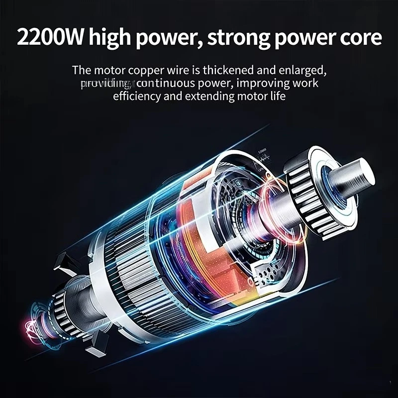 High-Power 2200W 15L Commercial Soy Milk Smoothies Maker Multifunctional Electric Blender Chopper 5+ Speeds Plastic Hotel