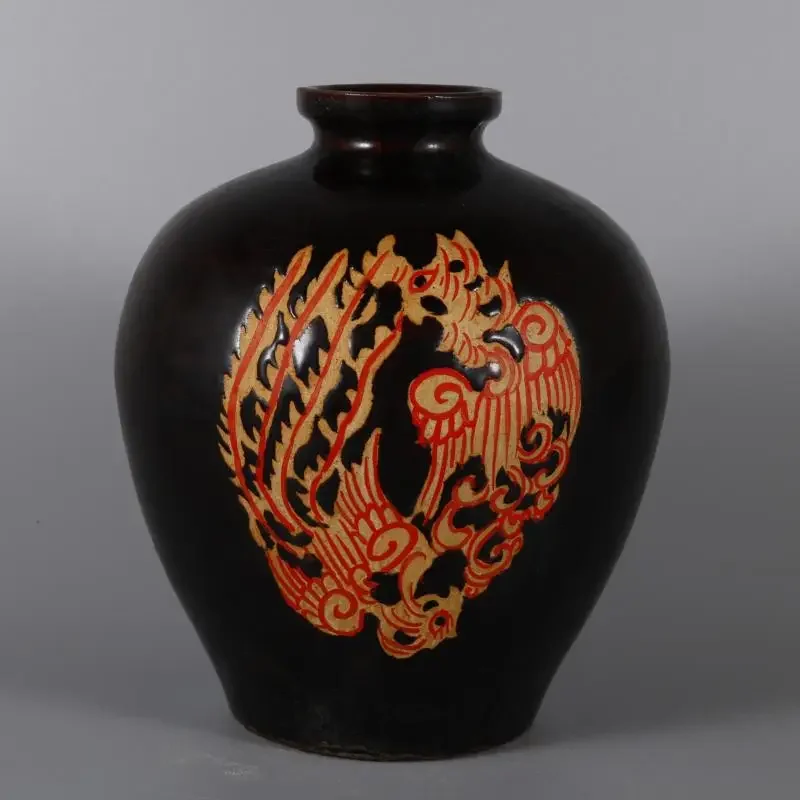 

Black Table Vase Black Phoenix Bird Peacock Vase Centerpieces For Tables Small Luxury Home Decor