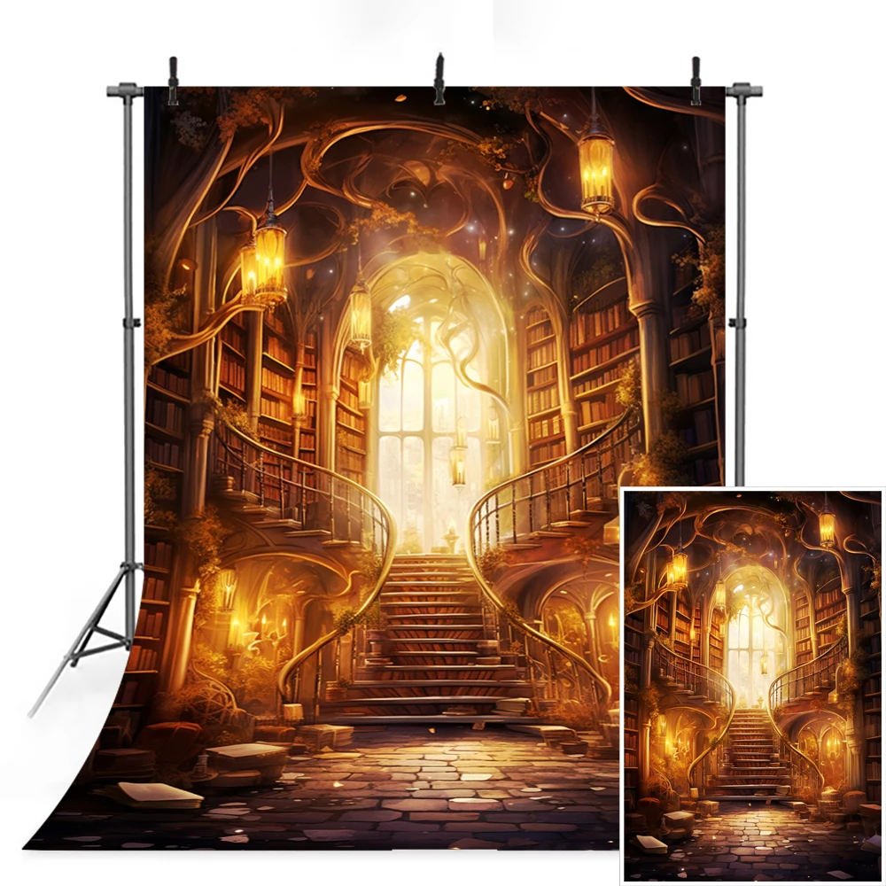 Magic College Style Halloween Backdrops For Photography Castle Backgrounds Baby Shower Photo Photographic Studio Shoots Props