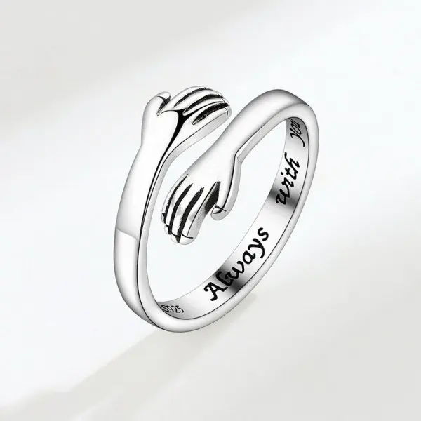 Women's Korean Style Adjustable Angel Wings Ring