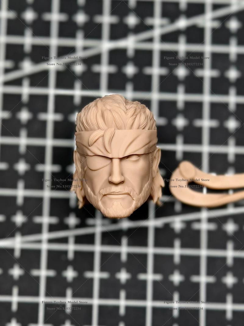 Figura de hombre serpiente sólida, cabeza sin pintar, película esculpida, tío León, modelo blanco, juguetes para 6 "Ml Shf Mezco Mafex Mcfarlane Body, 1/12