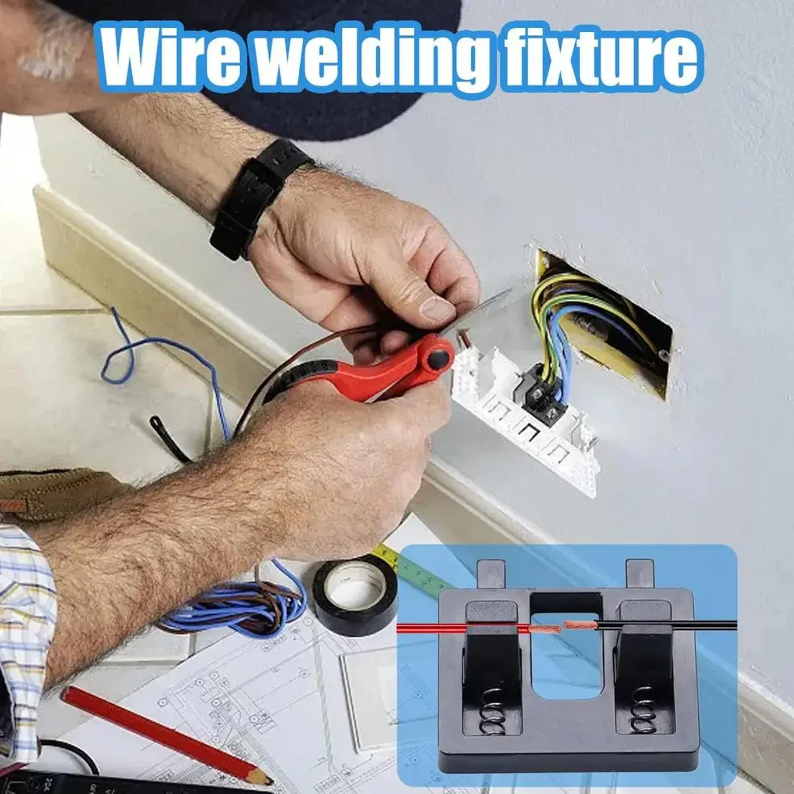 Adjustable Electric Welding Wire Fixture Wire Bracket Welding Table Clamp Motherboard Soldering Welding Locator Soldering Tools