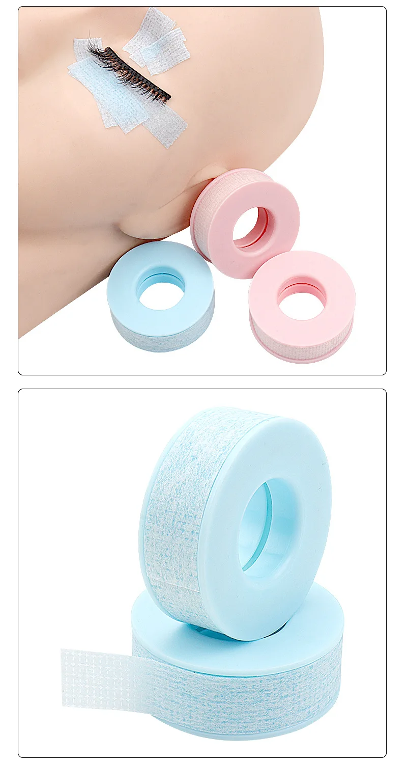 5 Stück Silikon-Gel-Wimpernband, sensitiv resistent, Vlies-Unteraugenpads, leicht abreißbar, Zubehör für Wimpernverlängerung – Detail 6