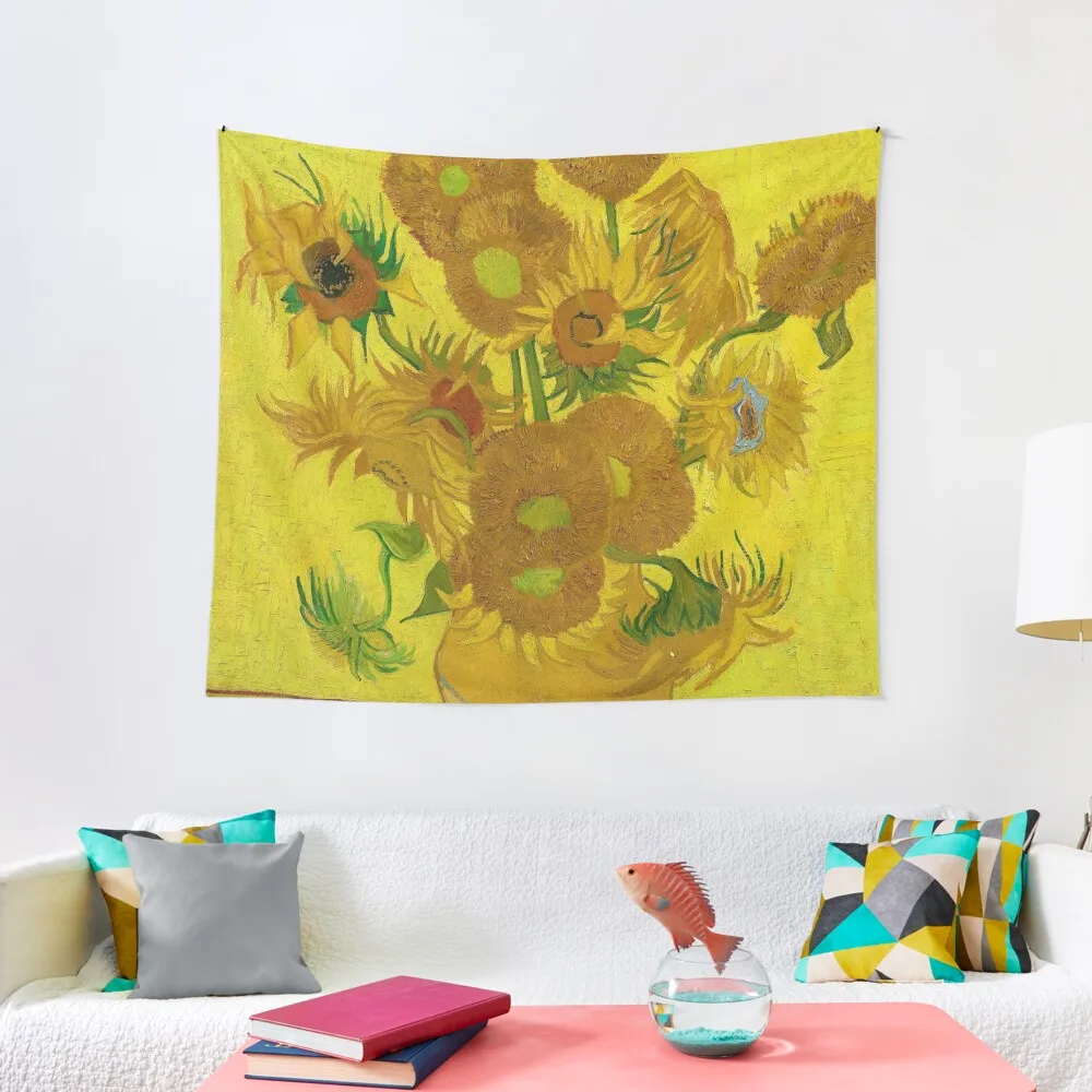 

Sunflowers by Vincent van Gogh (1888) Tapestry Decor For Bedroom Cute Room Decor On The Wall Tapestry