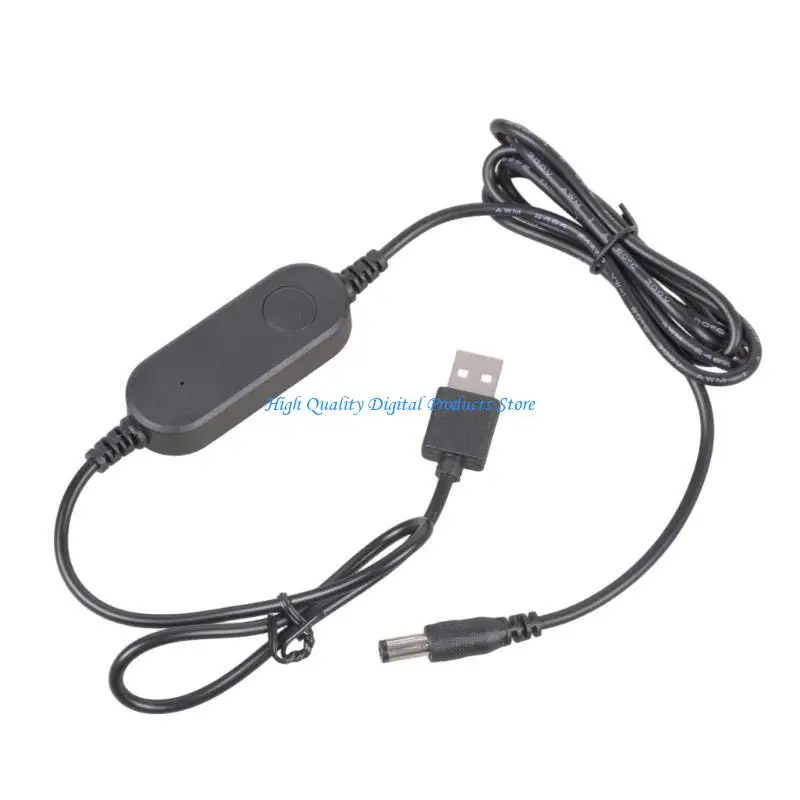 

U2JE USB to 12V Converters Wire for Digital Accessories and Small Electronic Appliance