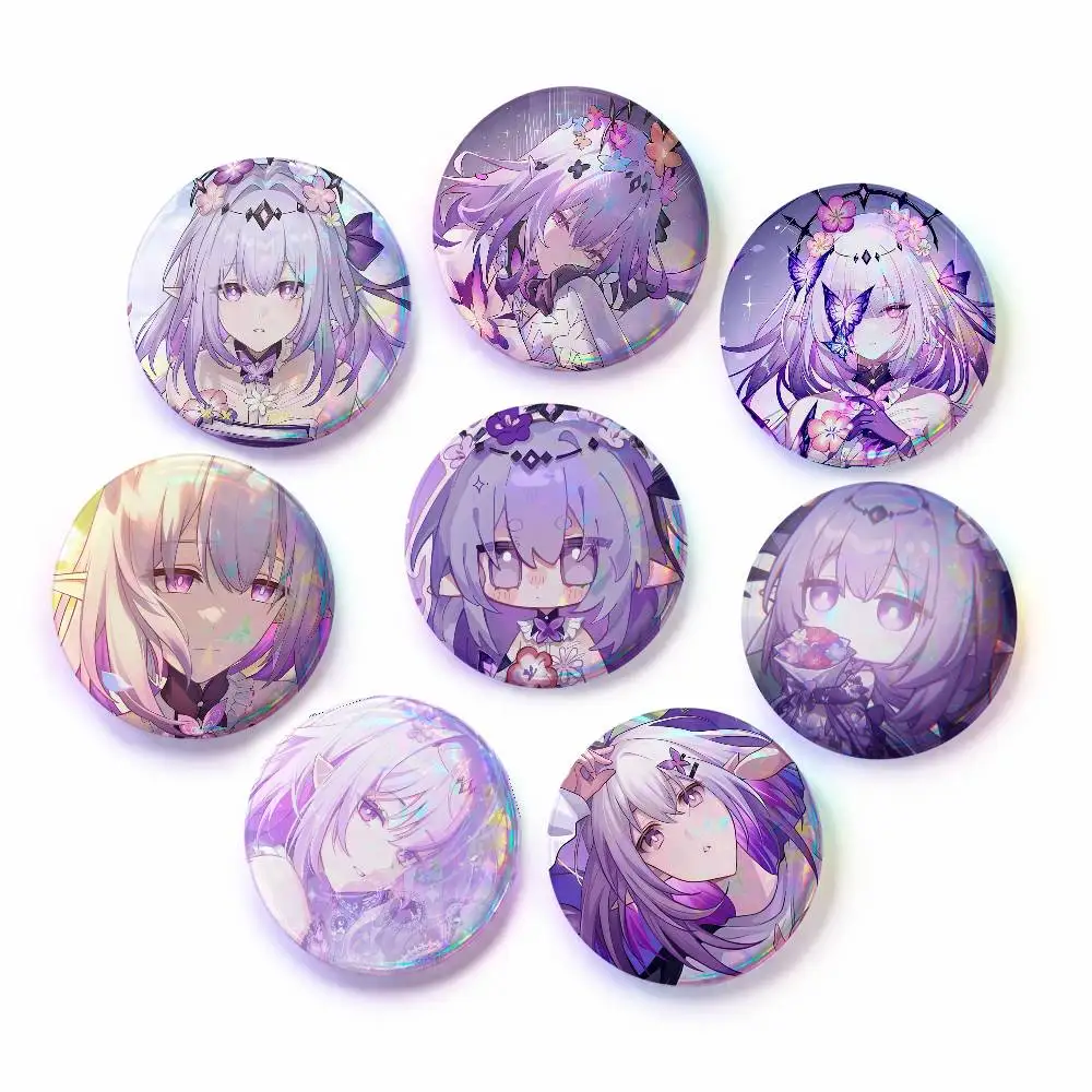 A-Cartoon Castorice Art Badges Button Round Creative Pin Brooch Badge Bag Decor Accessories Fans Collect Friends Gifts