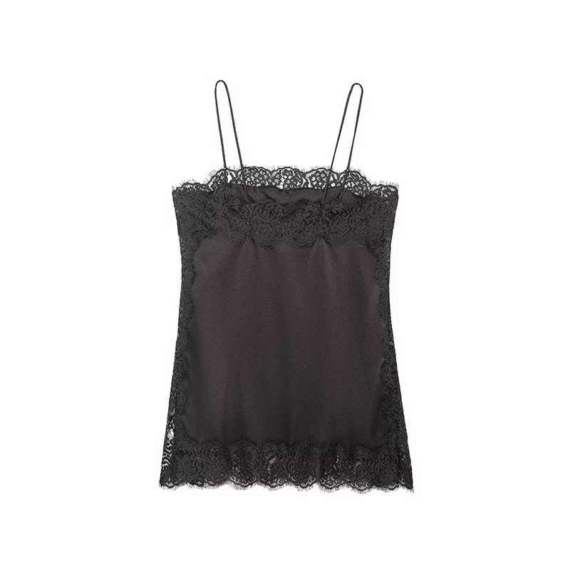 Mulheres rendas midi saias conjuntos de duas peças 2025 nova moda chique cetim renda estilingue topo ternos femininos sexy elegante mulher outfits