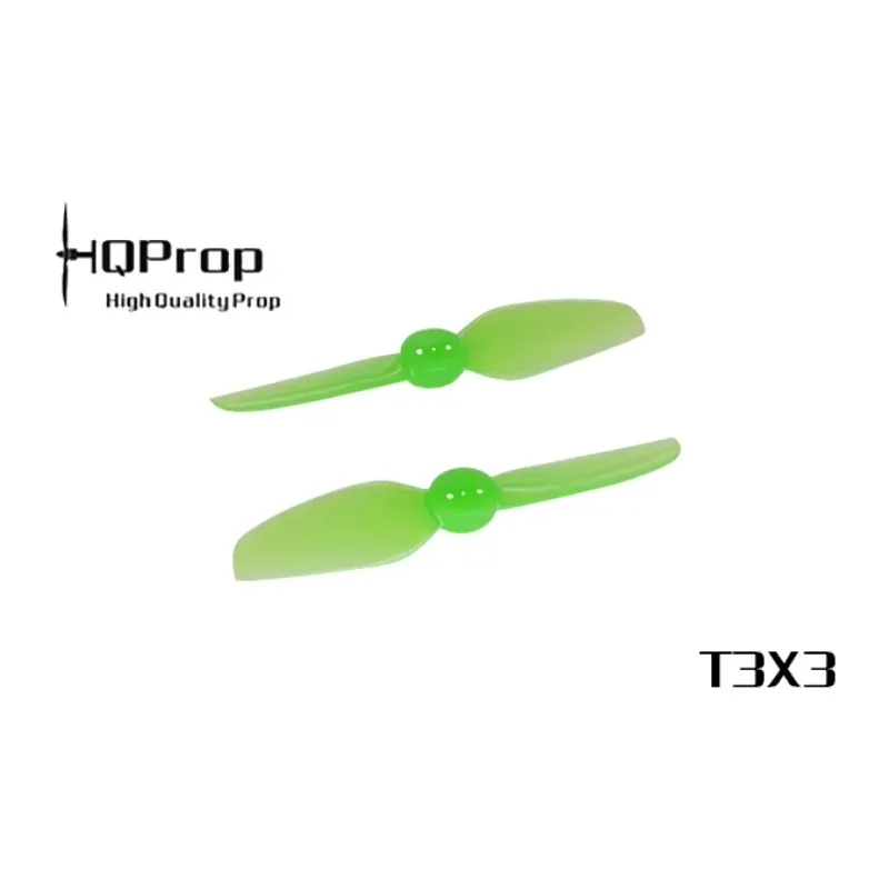 4Pairs(4CW+CCW) HQPROP T3X3 3030 2-Blade 76mm PC Propeller 1.5mm (Random Color) for RC FPV 3inch Drones