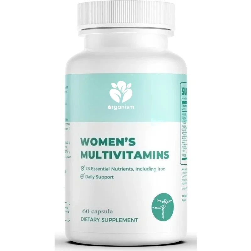 

Женские мультивитаминные комплексные капсулы с утюгом - поддержка здоровья, кожи и ногтей