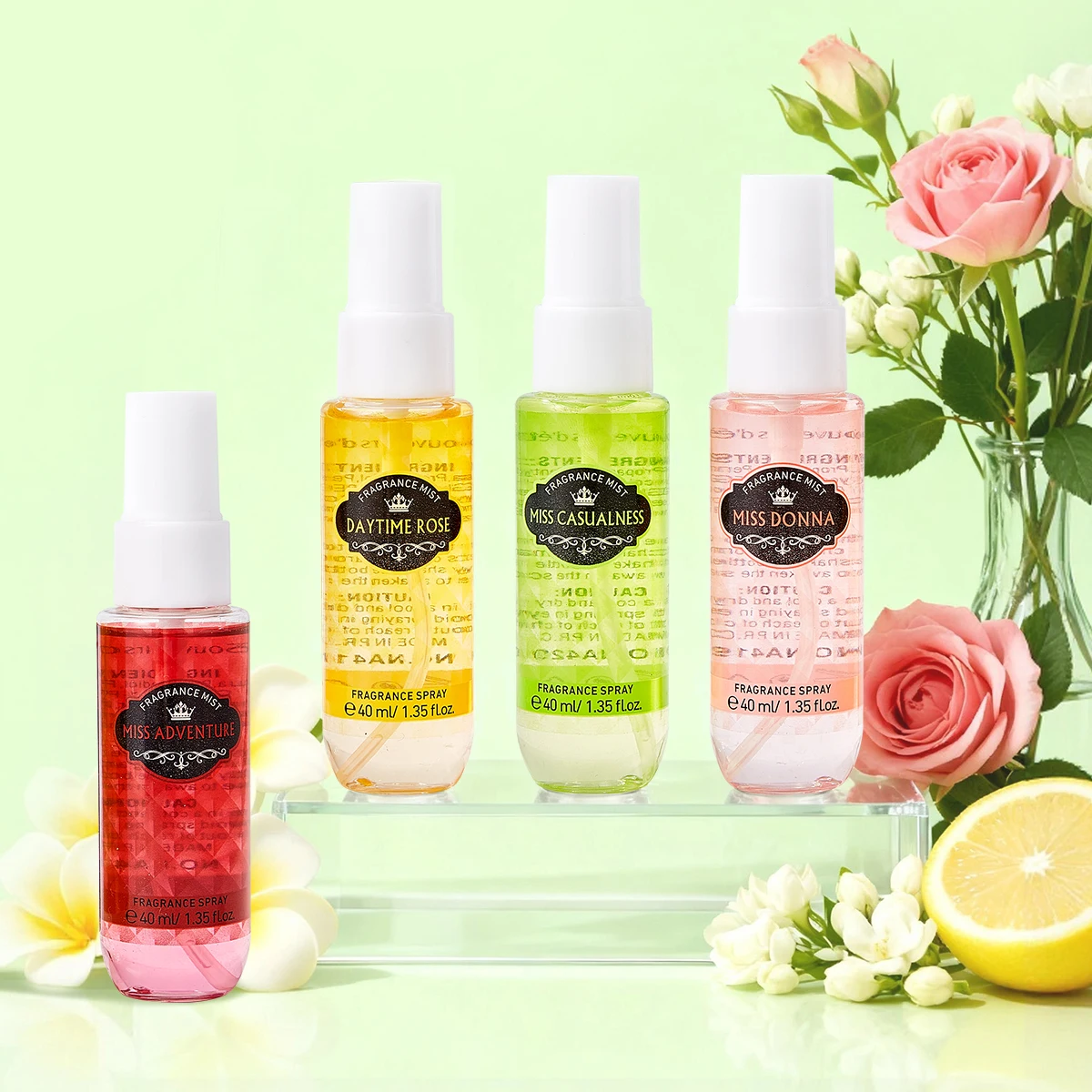 

4 шт. зеленая подарочная коробка для духов, псевдо-спрей с ароматом, как натуральный аромат, ароматический спрей без спирта, подходит для свиданий