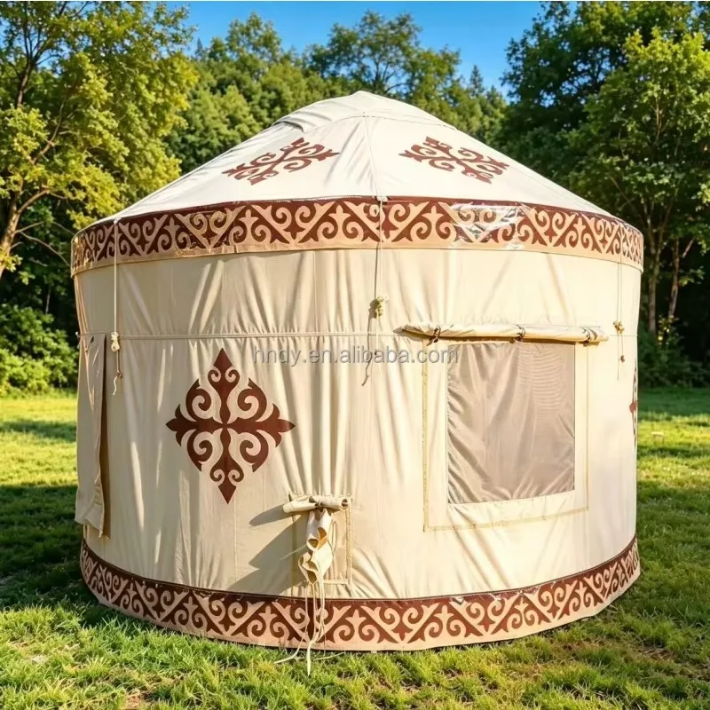 Newest Popular Round Outdoor Camping Waterproof Inflatable Air Yurt Tent for Outdoor Camping