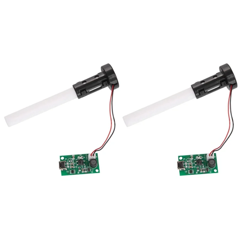 ABVI-16Pcs USB Mini Humidifier Mist Driver Circuit Board Fogger Atomization Film Atomizer Sheet DIY Kits