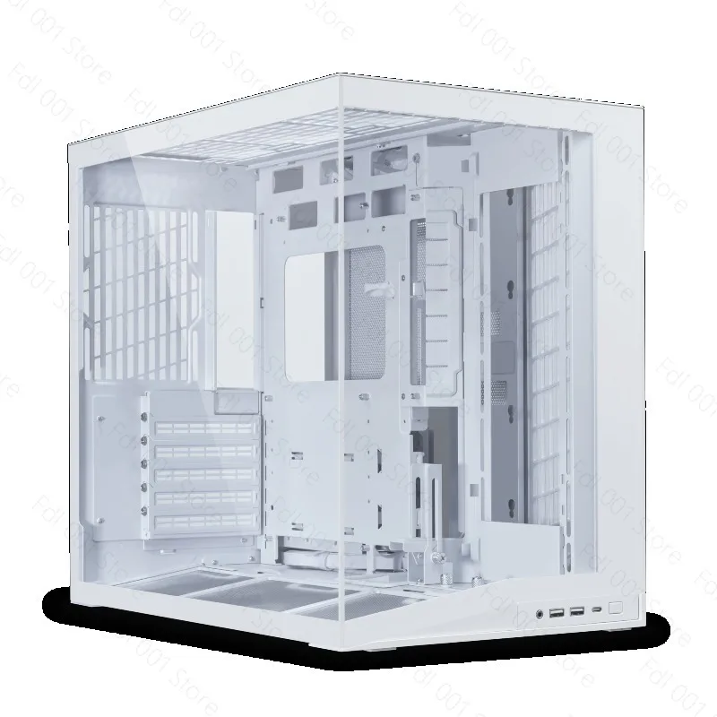 Computer Case O11D MINI v2 Flow ATX Power Supply Columnless Black White