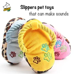 Funny Pet Dog Toys, Plush Slippers, Shoe Biting Design for Puppy and Medium-sized Dogs Indoor/Outdoor Training for Dogs and Cats