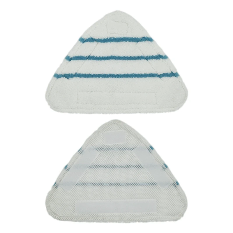 3Pcs Steam Mop Replacement Pads Triangle Washable Cloth Cleaning Floor Microfiber Mop Head Pad Steam Mop Fittings