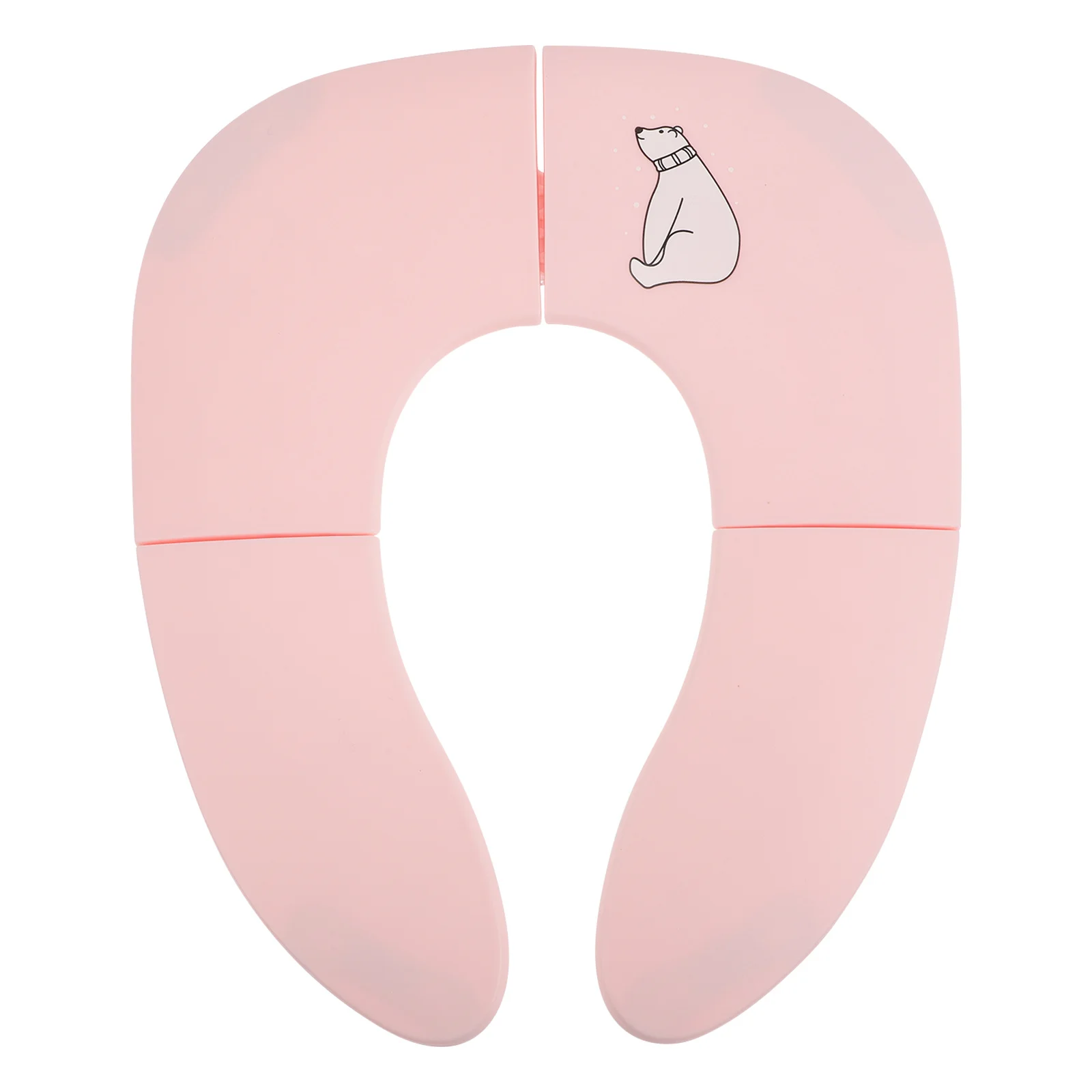 غطاء مقعد المرحاض قابل للطي، حلقة تدريب محمولة متعددة الوظائف للأطفال، خفيفة الوزن، متينة، عملية ومشرقة