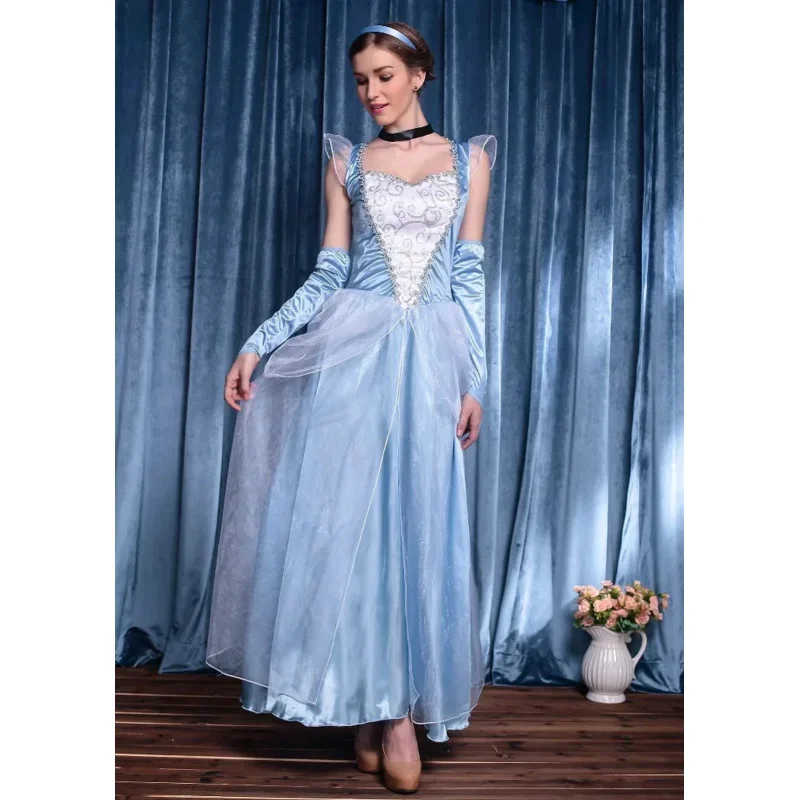 AA Costume da Cenerentola di Halloween Principessa sexy da neve con fantasia per donne adulte 2025 Nuovo
