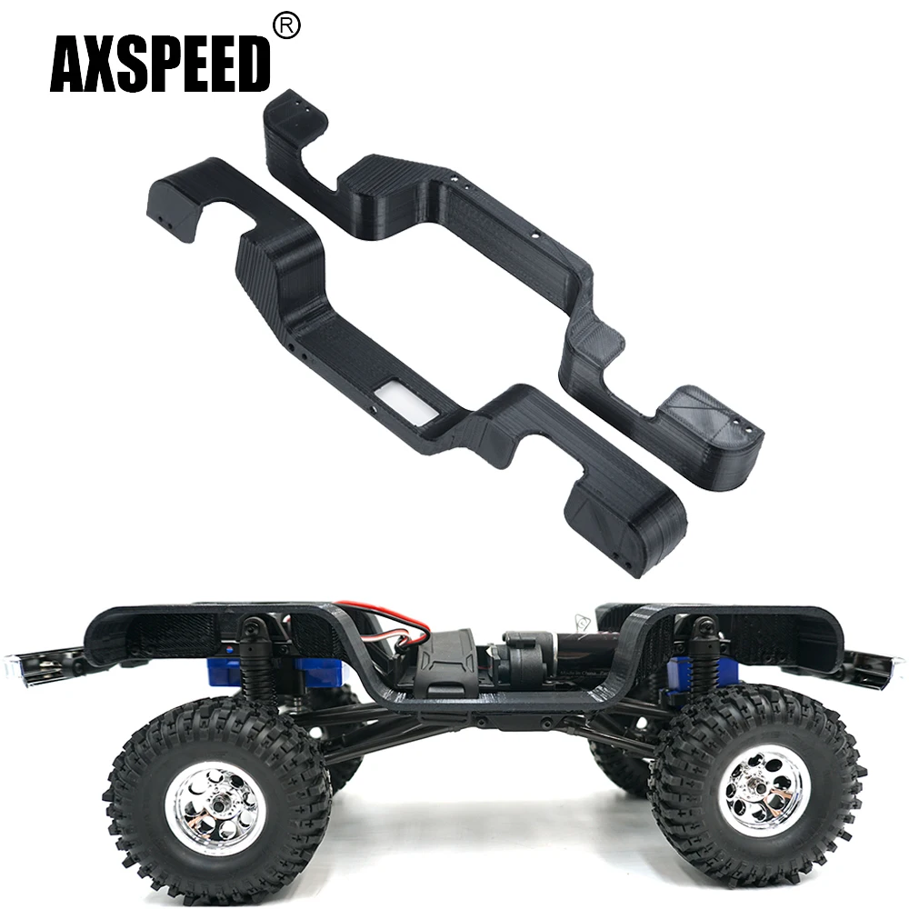 Axspeed กรอบบังโคลนรถจำลองแบบปิดสำหรับ TRX-4M Chevrolet K10 1/18 mobil RC 2ชิ้น