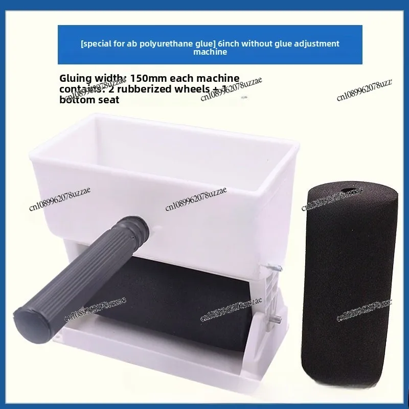 Manual Gluing Small Carton Rolling Roller Type Veneer Gluing Brushing Machine Rolling Aluminum Alloy