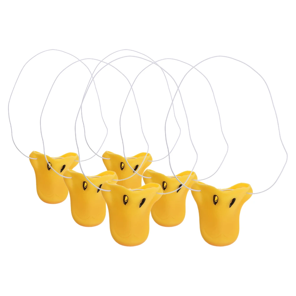 

6pcs Realistic Duck Nose Costume Accessories Lifelike Vinyl Party Prop For Cosplay Halloween Masquerade Kids Dress Up Portable