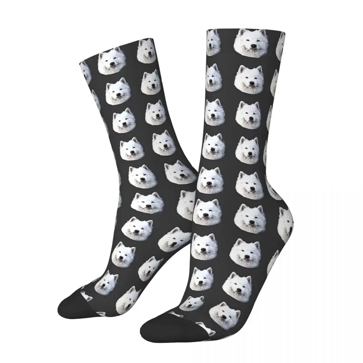 Samoyed - Stunning Dog! Socks Harajuku Sweat Absorbing Stockings All Season Long Socks Accessories for Unisex Gifts