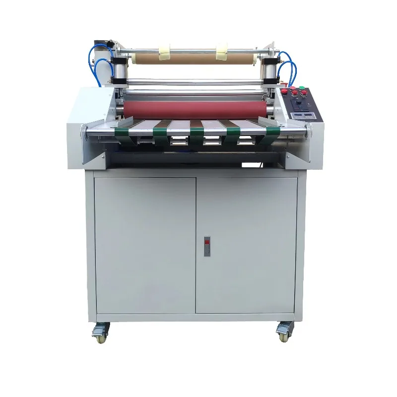 Semi-Automatic Pneumatic Hot Stamping Machine for Card Paper Aluminum Foil Embossing (220V) 630mm Working Width 10mm Thickness