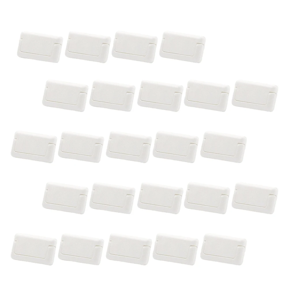 

24 шт., крышки для розеток, защита от детей, крышка для розеток, гладкие круглые края, без заусенцев, защита детей от поражения электрическим током