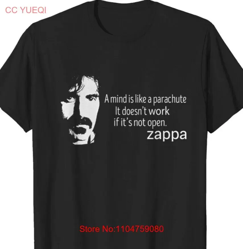 Frank Zappa Quotest camiseta S 5Xl vintage lavado Casual versátil cómodo estirado homme Top para uso diario moda