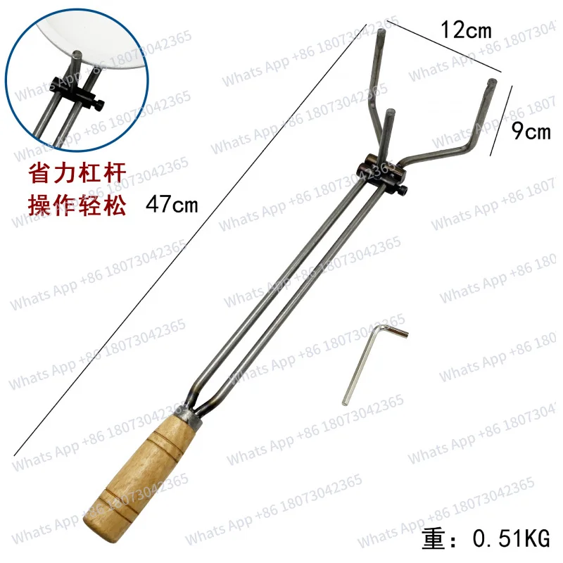 

Устойчивый к высоким температурам удлиненный утолщенный зажим для обработки ювелирных изделий, плоскогубцы для плавления золота, твердый зажим