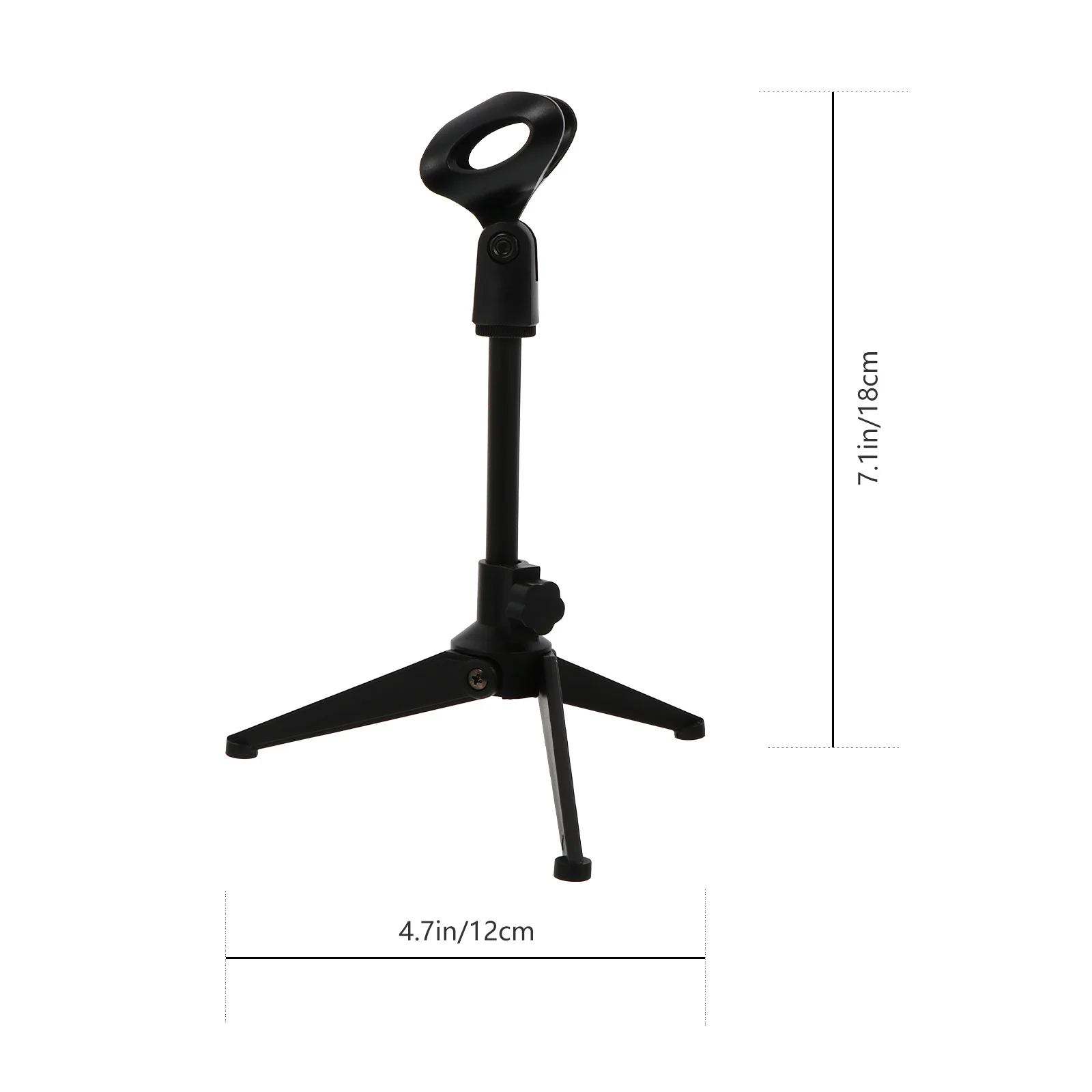 Desktop Microphone Stand Adjustable Lifting Flexible Table Mount Holder for Broadcasting Podcasting Online Meeting Recording