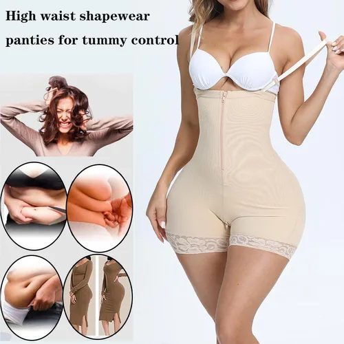 Imagen 2 del producto Naisstoo bragas moldeadoras para mujer, fajas reductoras y moldeadoras, moldeador de cuerpo de cintura alta, control de barriga