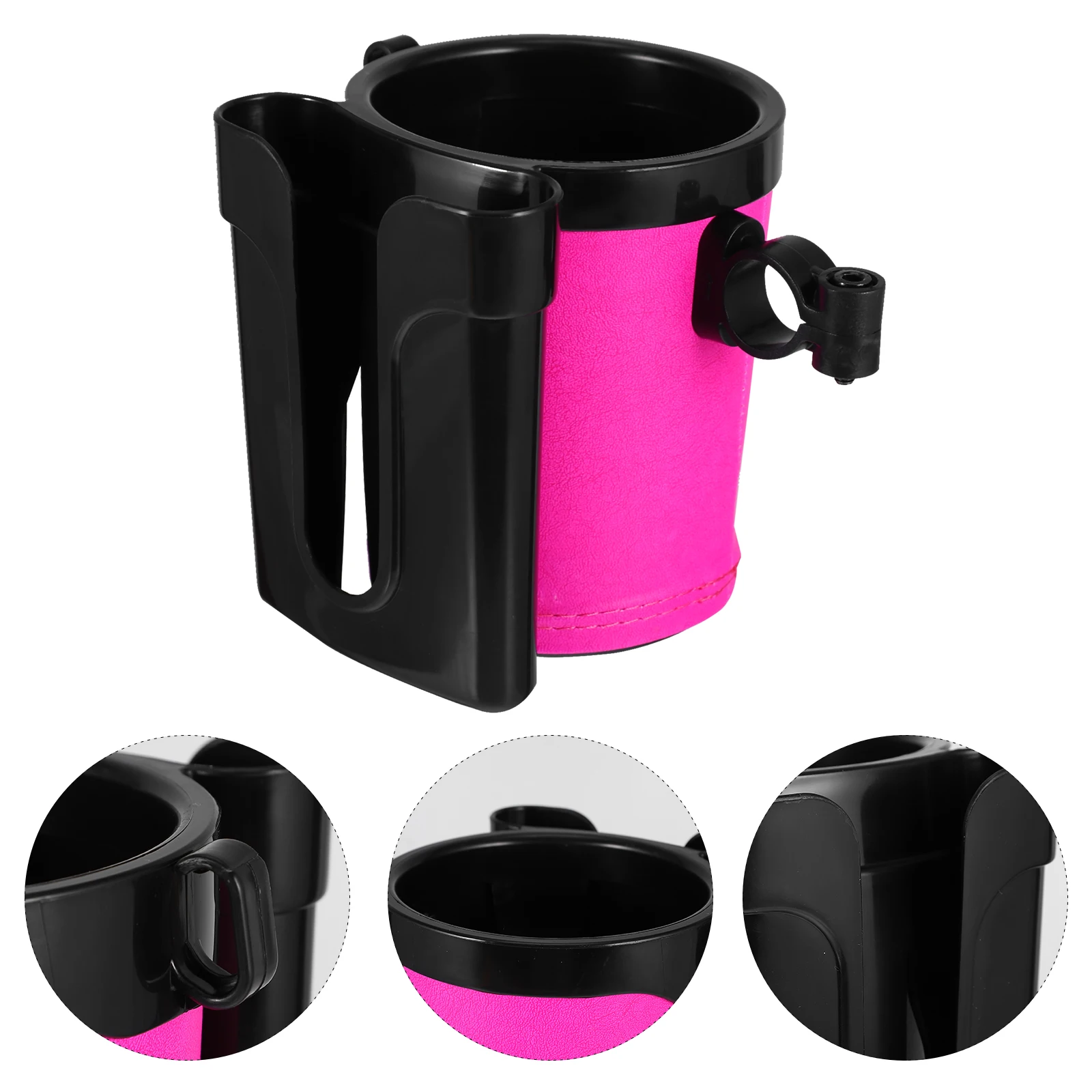 

Riding Phone Holder Mobile Cup Cellphone Stand Water Bottle Pink Plastic Bike Mount Cycling Compatible Lightweight Durable