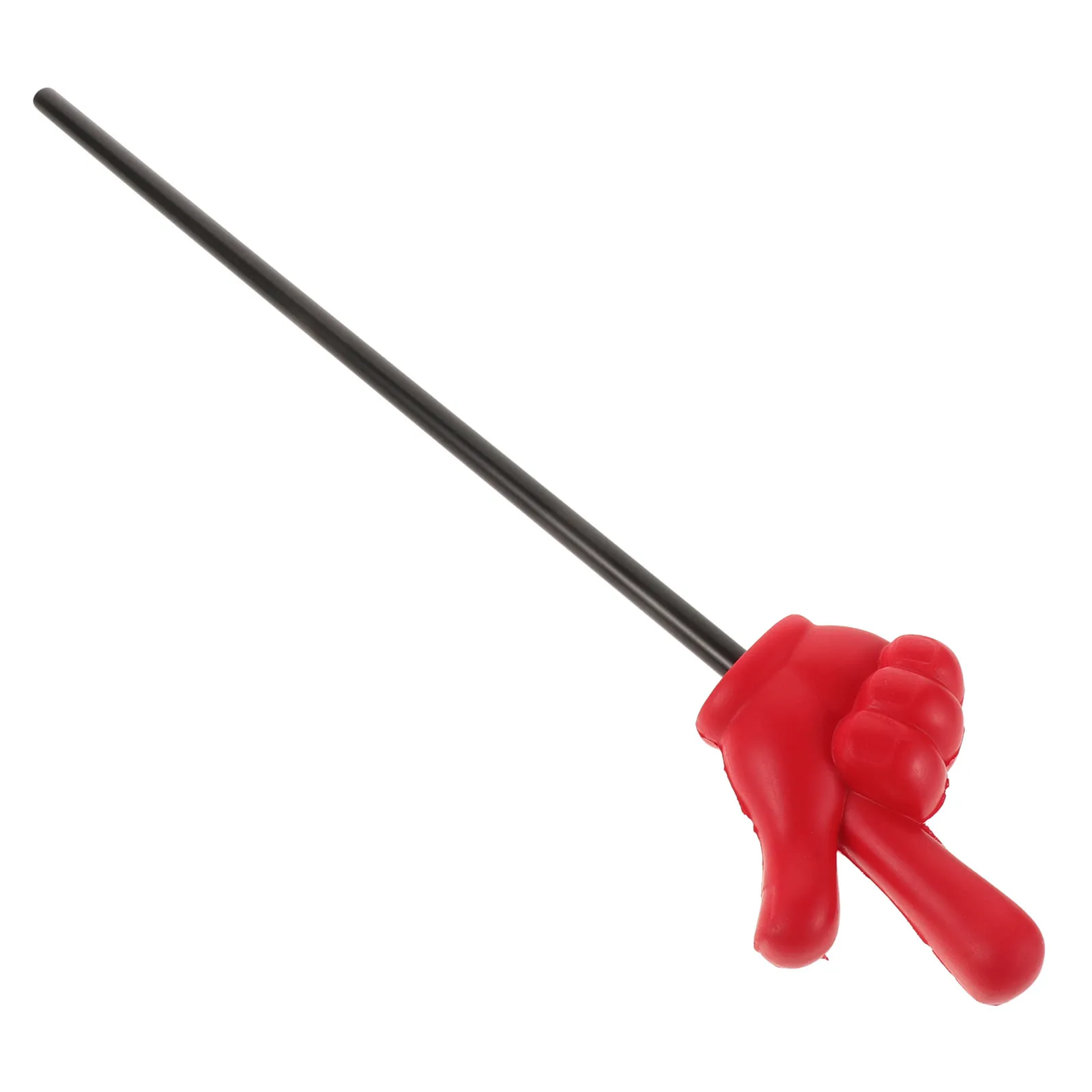 Versatile Red Plastic Hand Pointer Stick for Teacher Classroom Reading Pointer Dance Performance Party Game Interactive Activity