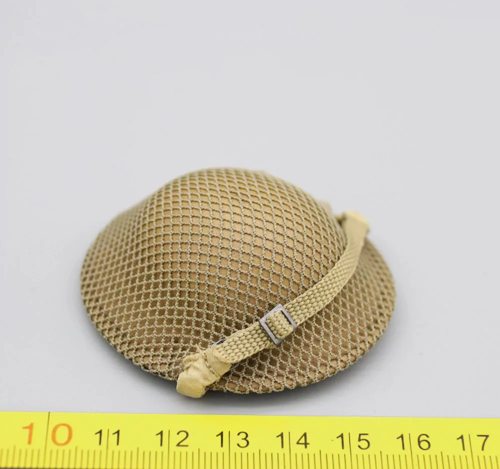 1/6 The British Soldier Doll Metal Helmet with Net Beret Caps Medals Sunglasses Not Real Accessories For 12