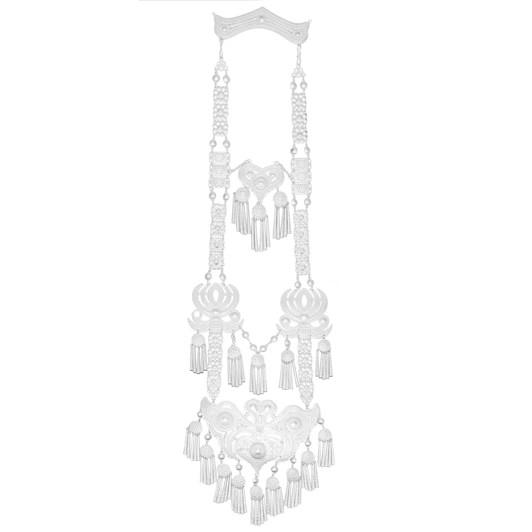 تصميم الأزياء إحساس الصناعة الثقيلة أوراق الفضة عملة شرابة المرأة الخصر سلسلة الخصر التخسيس ومتعددة الاستخدامات مطابقة الملحقات