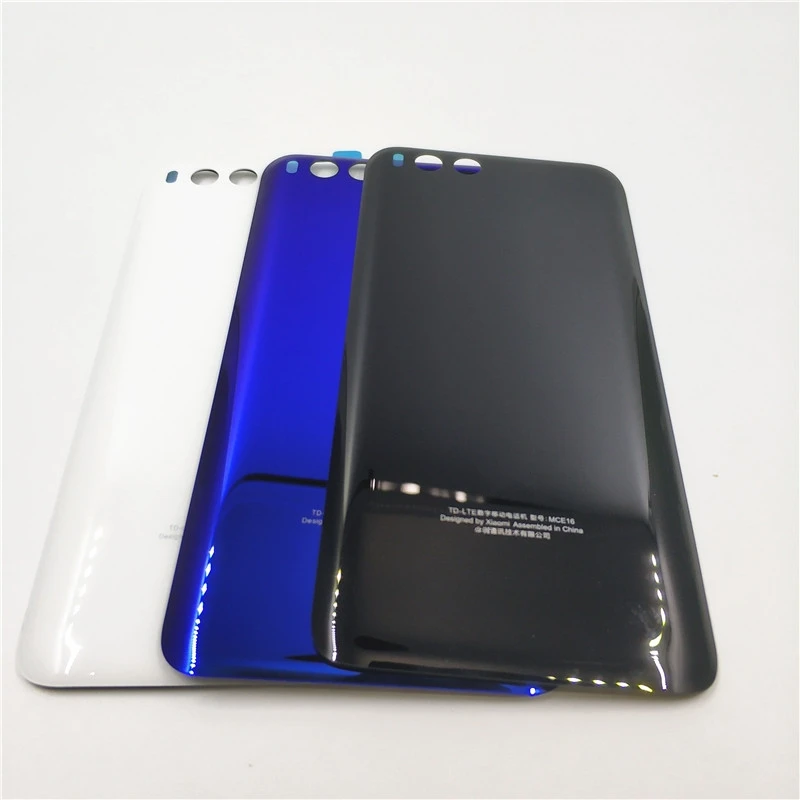 Back Battery Cover Glass For Xiaomi Mi 6 Mi6 Note 3 Note3 Battery Door Housing Battery Back Cover