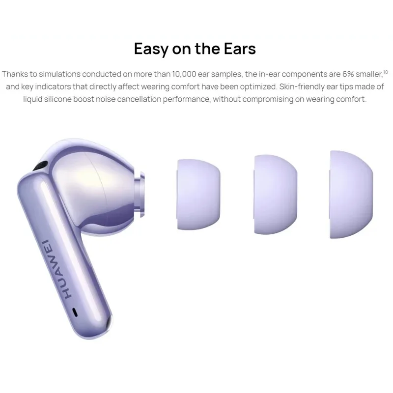 HUAWEI FREEBUDS 6i Bluetooth Wireless Headphones Dynamic EQ Active Noise Cancellation 8 Hours Battery Life Transparency Mode