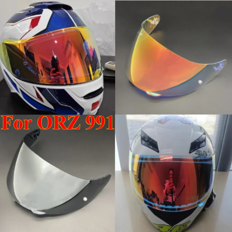 

1PCS Face Shield Visor Side BuckleHelmet Moto Visiere Casco Sun Protection for ORZ 991 Windproof Durable Scratch Resistant