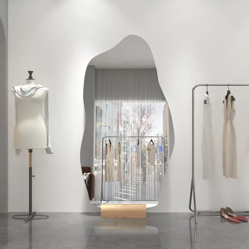 for Mirror Full Body Mirror for Clothing Store Special Fitting Floor Mirror Household Thin Beautiful Women's Clothing Store