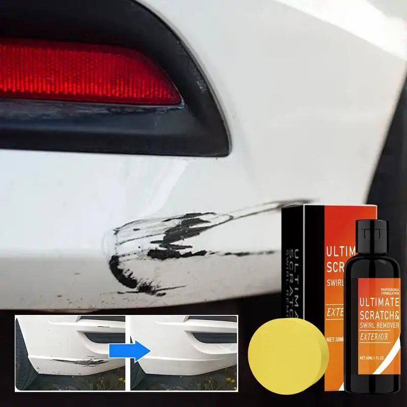 

Rubbing Compound For Cars 30ml Car Scratch Repair Polishes Car Scratch Swirl Remover With Sponge Works On Cars Trucks SUVs