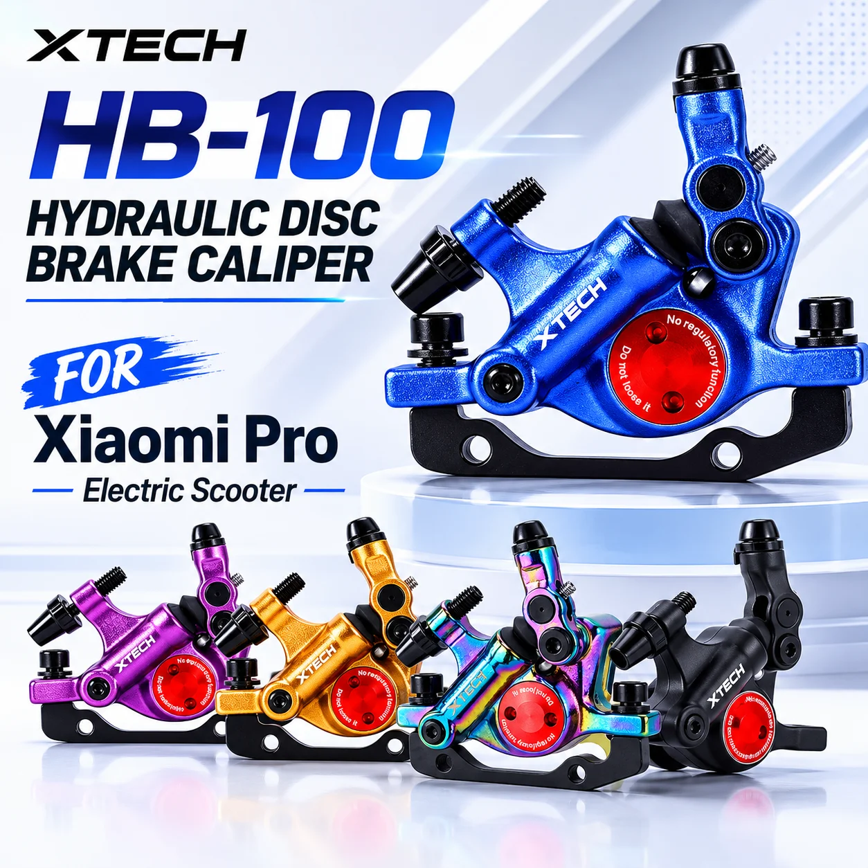 Xtech HB-100 Hydraulic Disc Brake Caliper, High-Performance Replacement for Xiaomi Pro Electric Scooter
