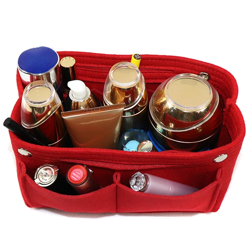 

Многофункциональная косметичка со вставкой, женская дорожная внутренняя сумочка, косметички для женщин, портативный органайзер для хранения, сумка 2024