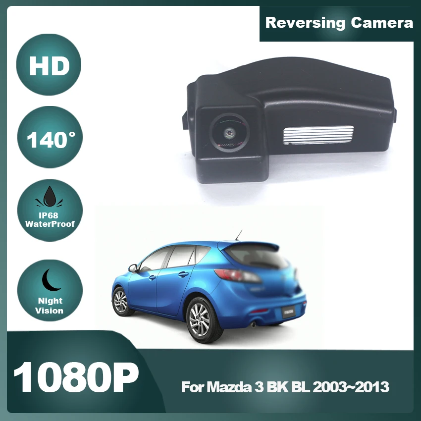 

CCD HD Fisheye Rear View Camera For Mazda 3 BK BL 2003 2004 2005 2006 2007 2008 2009 2010 2011 2012 2013 Car Backup Monitor