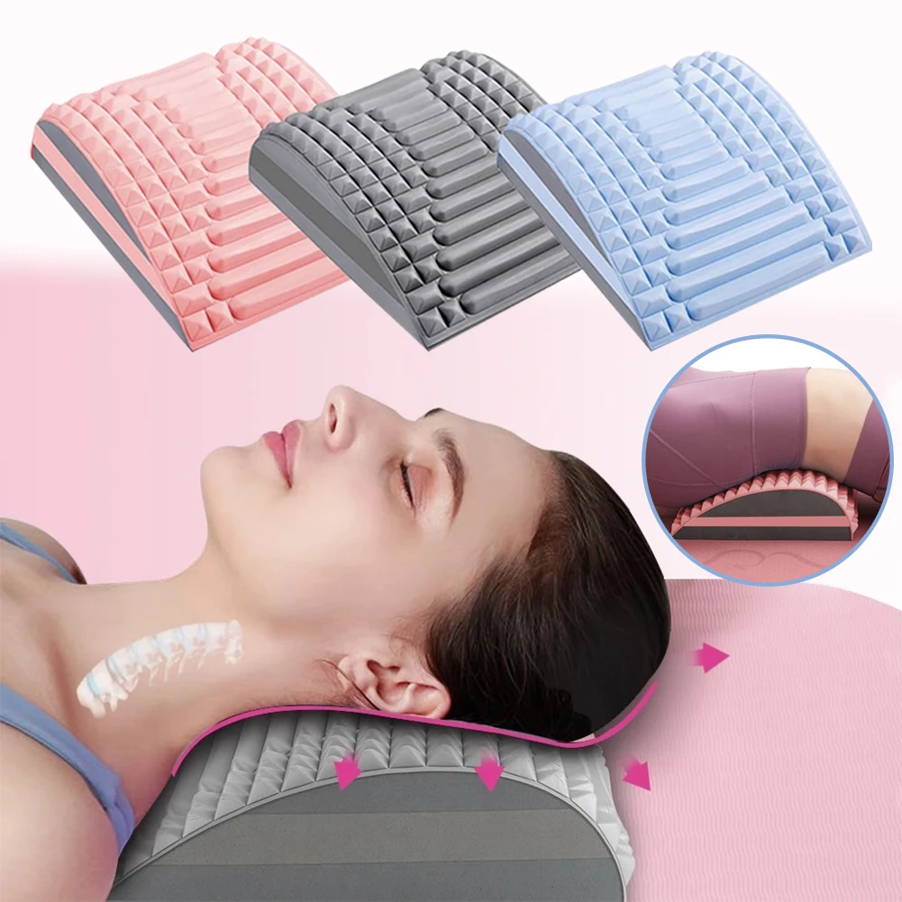 Back Massager Stretcher Chronic Lumbar Spine Support Massage Intervertebral Disc Herniation Posture Corrector Essential Products