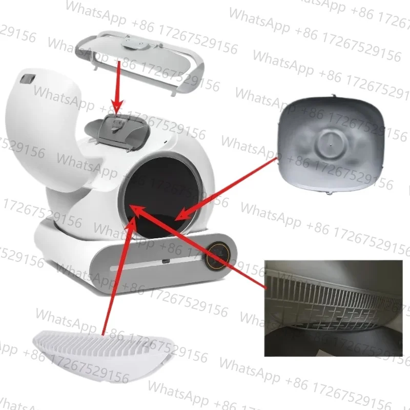 Applicable toTonepie Smart Cats Litter Box Tipro Accessories Removable Filter Screen Cat Toilets Sand Baffle Cat Supplie Arenero