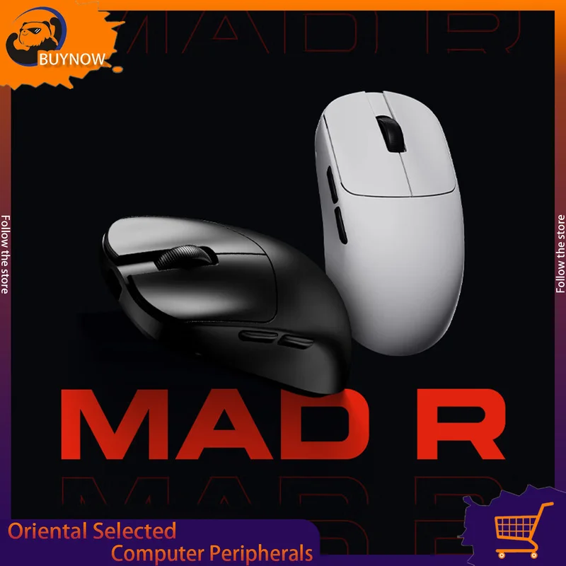 VGN VXE MAD R MAJOR Gaming Mouse 8K 36g Dual-Mode Ultra Light Ergonomic Wireless Computer Peripheral Office Gamer Esports