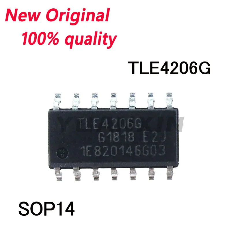 5-10/PCS New Original TLE4206G TLE4206 4206G SOP14 Car headlight beam control chip In Stock