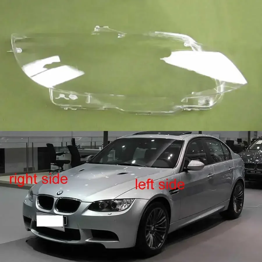 For BMW M3 E92 E93 2006 2007 2008 2009 Two-door Coupe Car Accessories Headlight Cover Transparent Lampshade Lens Plexiglass