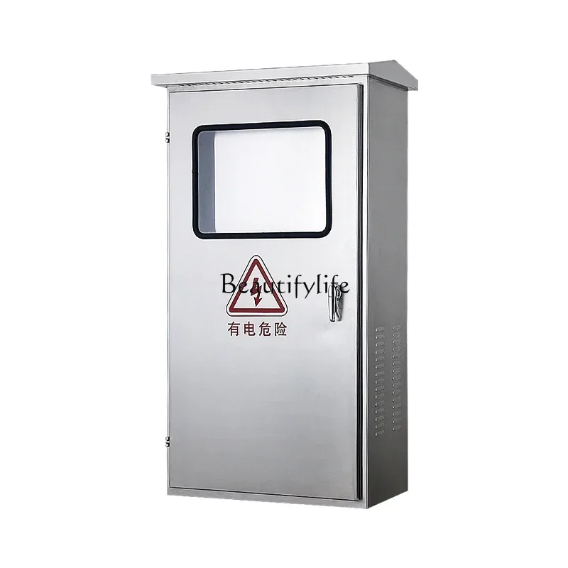 05-304 outdoor stainless steel control box double door instrument switch outdoor waterproof distribution box